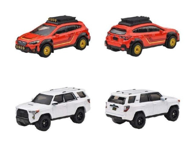 JBK98-9866 Hot Wheels Premium 2-Pack Subaru Crosstrek / 2018 Toyota 4Runner