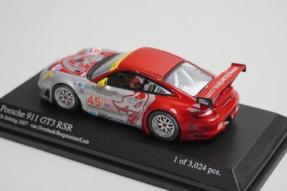 1:64 MINICHAMPS 640076445 Porsche 911 GT3 RSR Sebring 2007 #45 model car