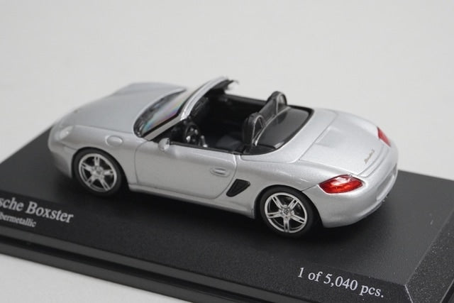 1:64 MINICHAMPS 640065630 Porsche Boxster Silver model car