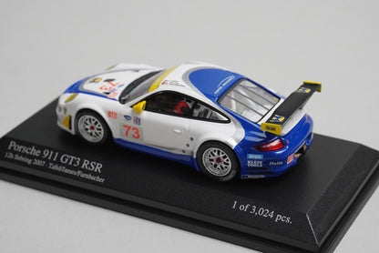 1:64 MINICHAMPS 640076473 Porsche 911 GT3 RSR Sebring 2007 #73 model car