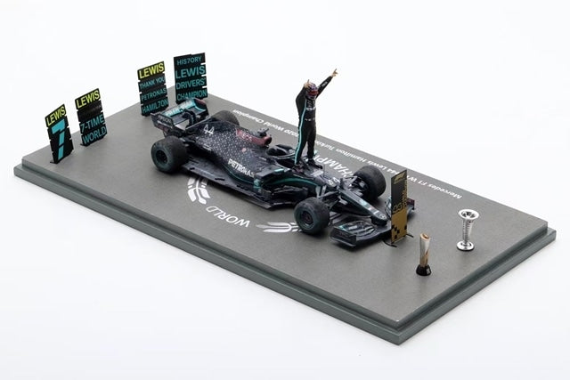 SP614 Spark 1:43 Mercedes F1 W11 Türkiye Turkish GP 2020 World Champion Dirty Ver #44 L.Hamilton LP2000 Special Order