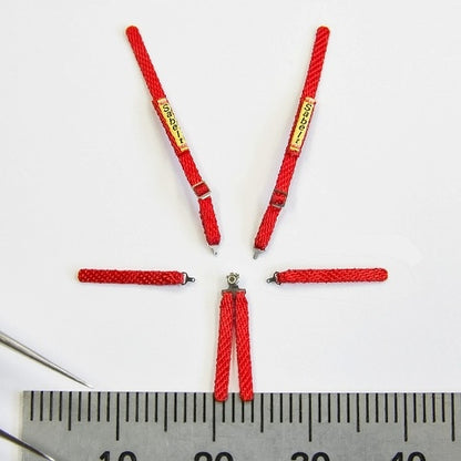 P1233 Model Factory Hiro 1:43 Seat belt set Red
