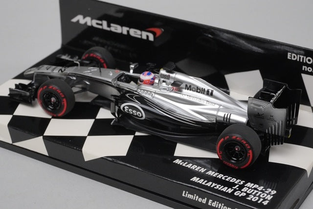 1:43 MINICHAMPS 530144222 McLaren Mercedes MP4-29 Malaysia 2014 #22 model car