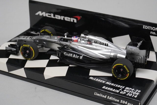 1:43 MINICHAMPS 530144422 McLaren Mercedes MP4-29 Bahrain 2014 #22 model car