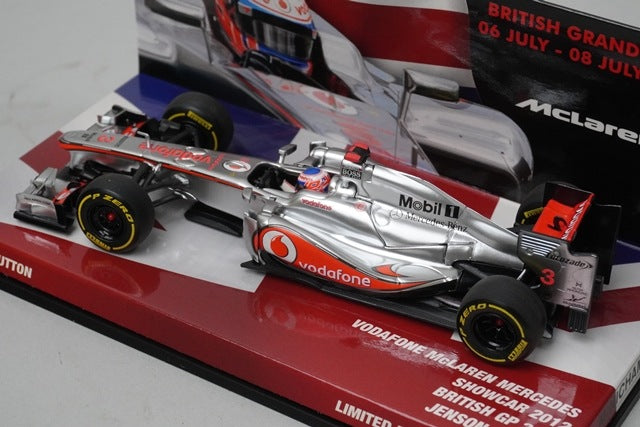1:43 MINICHAMPS 533124373 McLaren Mercedes Show Car British GP 2012 #3 model car