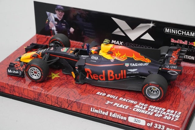 1:43 MINICHAMPS 413170233 Red Bull Racing TAG Heuer RB13 China 2017 #33 model car