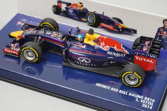 1:43 MINICHAMPS 410140001 Infiniti Red Bull Racing RB10 2014 #1 model car
