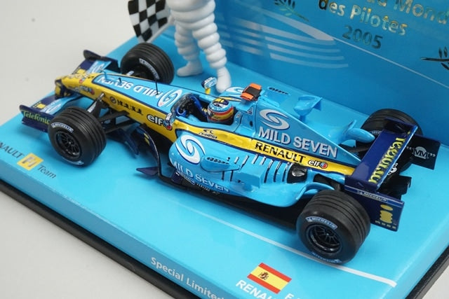1:43 MINICHAMPS Michelin Custom Renault 2005 #5 Mild Seven Specification model car