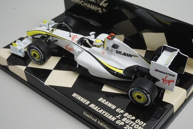 1:43 MINICHAMPS 400090222 Brown GP Malaysian GP 2009 #22 model car
