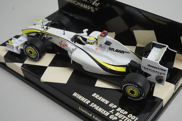 1:43 MINICHAMPS 400090422 Brawn GP Spanish GP 2009 #22 model car