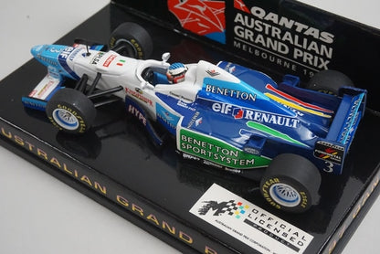1:43 MINICHAMPS 433960003 Qantas Benetton Australian GP 1997 #3 model car