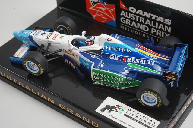 1:43 MINICHAMPS 433960004 Qantas Benetton Australian GP 1997 #4 model car