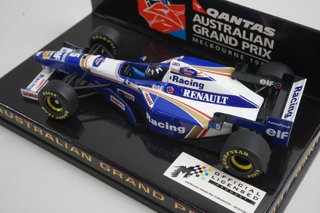 1:43 MINICHAMPS 433960005 Qantas Custom Williams Renault Australian GP 1997 #5 model car