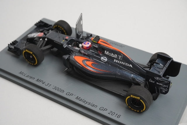 1:43 Spark S5024 McLaren Honda MP4-31 Malaysian GP 2016 #22 model car