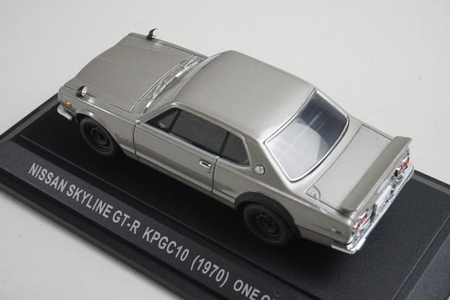 1:43 EBBRO 43172 Nissan Skyline GT-R KPGC10 1970 Silver model car