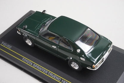 1:43 First 43 F43-002 Toyota Sprinter Trueno 1972 Green model car
