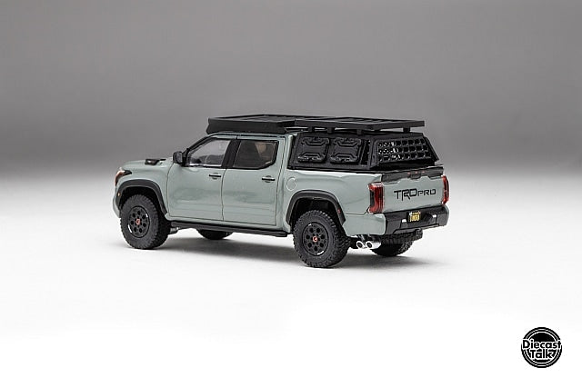 DTG0023-LR GCD Gaincorp Products 1:64 Toyota Tundra TRD PRO Lunar Rock DiecastTalk Special Order *Roof rack accessories included