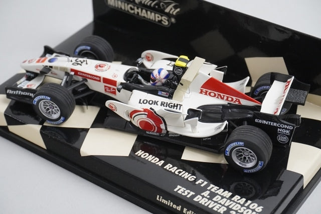 1:43 MINICHAMPS 400060036 Honda Racing F1 Team RA106 2006 #36 model car