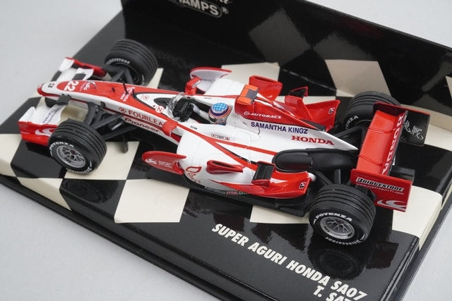 1:43 MINICHAMPS 400070022 Super Aguri Honda SA07 2007 #22 model car