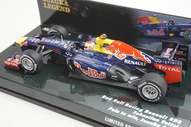 1:43 MINICHAMPS 413120301 Red Bull Racing Renault RB8 Suzuka 2012 #1 model car
