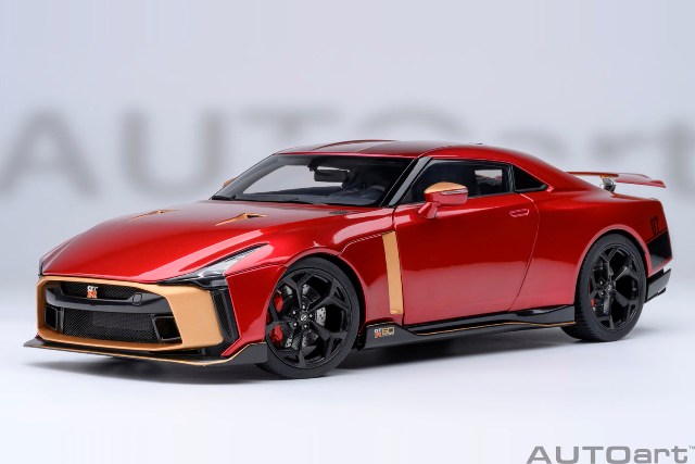77514 AUTOart 77514 1:18 Nissan GT-R50 by ITALDESIGN Metallic Red Gold model car