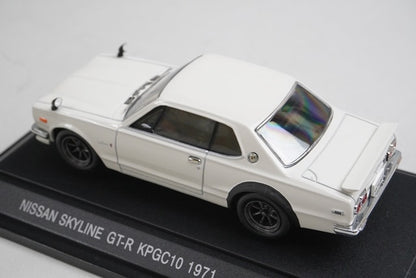 1:43 EBBRO 43582 Nissan Skyline GT-R KPGC10 1971 White model car