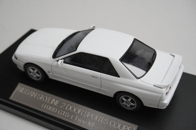 1:43 Hi-Story HS022 Nissan Skyline Sports Coupe GTS-t Type M 1989 Crystal White model car