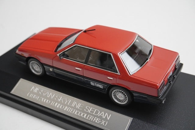 1:43 Hi-Story HS048RE Nissan Skyline Sedan 2000 Turbo Intercooler RS-X 1984 Red model car