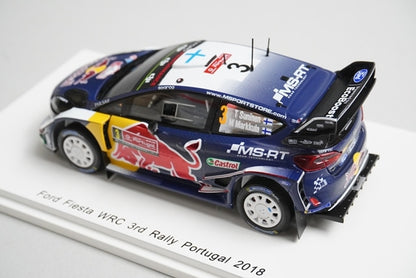 1:43 Spark S5967 Ford Fiesta WRC Portugal Rally 2018 #3 model car