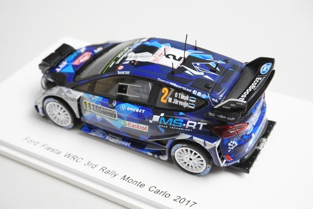 1:43 Spark S5161 Ford Fiesta WRC Monte Carlo Rally 2017 #2 model car