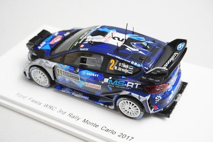 1:43 Spark S5161 Ford Fiesta WRC Monte Carlo Rally 2017 #2 model car