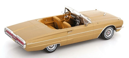 [ Pre-order ] KKDC181342 KK Scale 1:18 Ford Thunderbird Convertible 1966 Gold Metallic