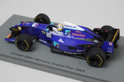 1:43 SPARK S6966 Simtec S951 Monaco GP 1995 #11 D. Scatterella model car