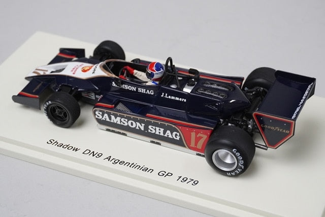 1:43 SPARK S7370 Shadow DN9 Argentine GP 1979 #17 I. Lammers model car