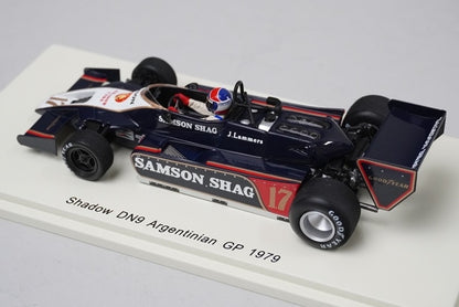 1:43 SPARK S7370 Shadow DN9 Argentine GP 1979 #17 I. Lammers model car
