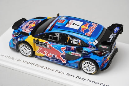 1:43 SPARK S6715 Ford Puma M-Sport World Rally Team Monte Carlo Rally 2023 #7 P-L.Roubaix / N.Gillesoul model car