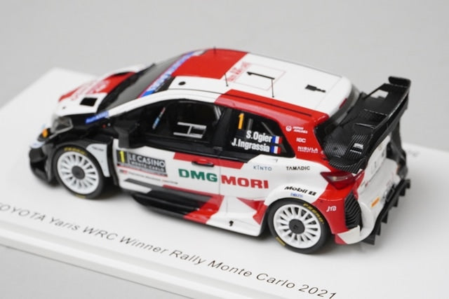 1:43 SPARK S6582 Toyota Yaris WRC Monte Carlo Rally 2021 #1 S. Ogier / J. Ingrassia model car