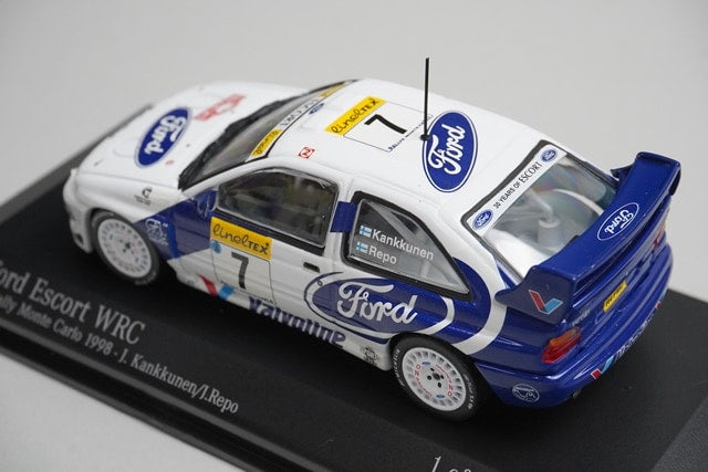 1:43 MINICHAMPS 430988707 Ford Escort WRC Monte Carlo Rally 1998 #7 model car