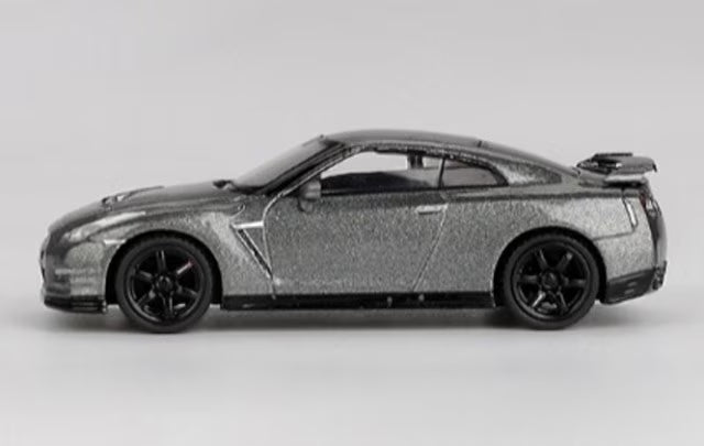 MGT01089-BL TSM MINI-GT 1:64 Nissan GT-R Nismo 2013 R35 CRS Version Dark Metallic Gray (Right-hand drive) *Blister packaging