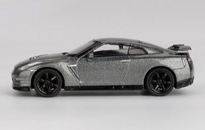 MGT01089-BL TSM MINI-GT 1:64 Nissan GT-R Nismo 2013 R35 CRS Version Dark Metallic Gray (Right-hand drive) *Blister packaging