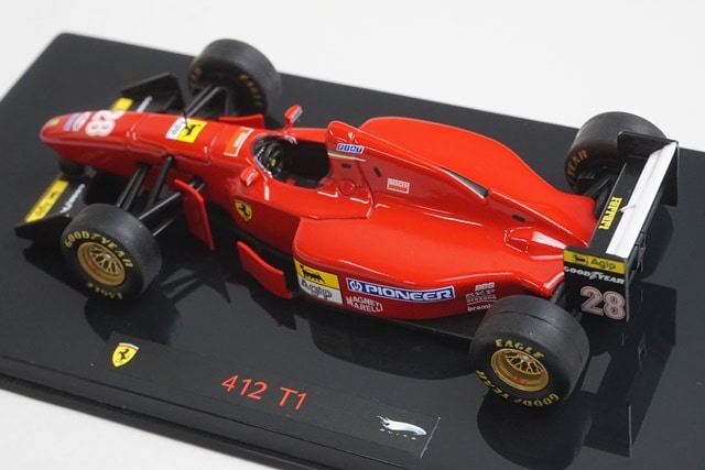 1:43 Mattel N5583 Elite Custom Ferrari 412 T1 #28 model car
