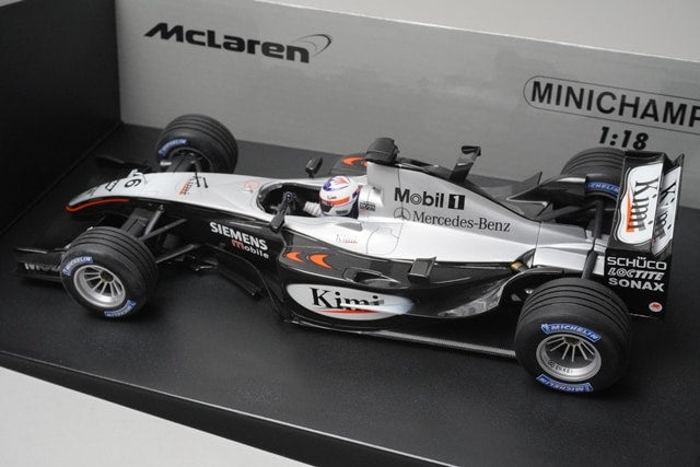 1:18 MINICHAMPS 530031816 McLaren Mercedes MP4-18 2003 #6 model car