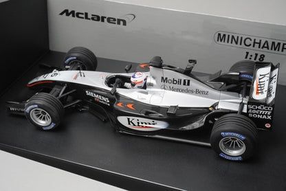 1:18 MINICHAMPS 530031816 McLaren Mercedes MP4-18 2003 #6 model car