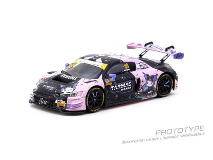 T64-043-24MGP10 Tarmac Works 1:64 Audi R8 LMS GT3 evo II Macau GT Cup FIA GT World Cup 2024 Uno Racing Adderly Fong