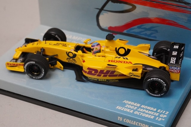1:43 MINICHAMPS 518024310 Jordan Honda EJ12 Japanese GP Suzuka 2002 #10 model car
