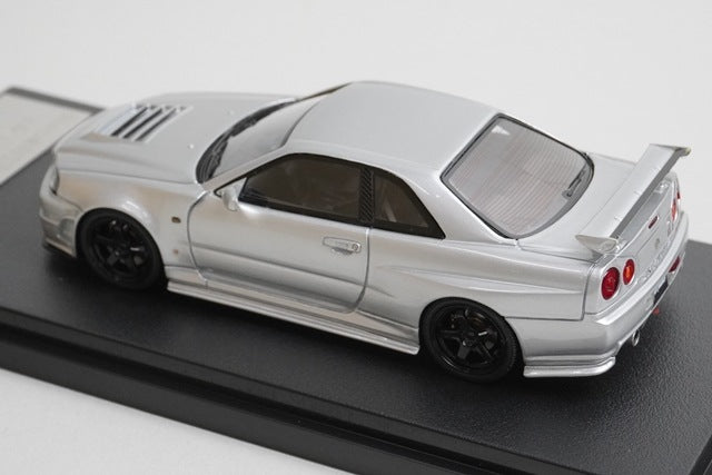 1:43 HPI 8851 Hobby Japan Custom Nissan NISMO R34 Z-tune Proto Original Silver model car