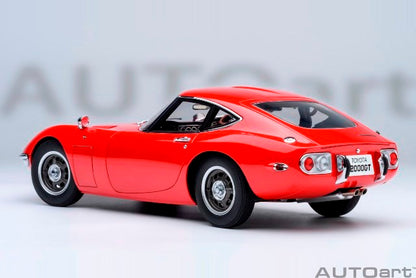 79547 AUTOart 1:18 Toyota 2000GT 1967 red model car