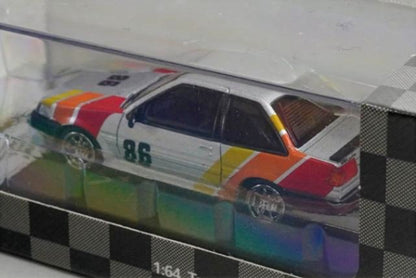 LL-009-28 DCT 1:64 Toyota Corolla Levin AE86 TRD RHD