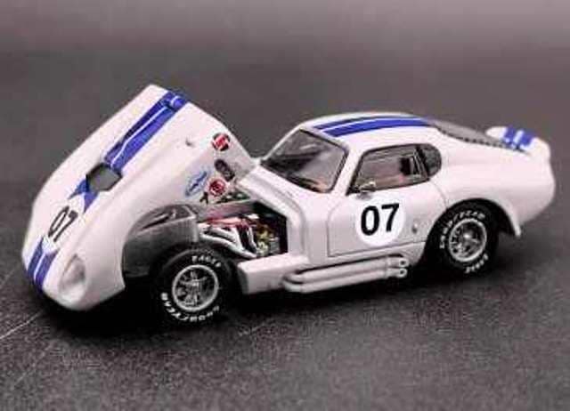 [ Pre-order ] Fine Works64 1:64 Shelby Cobra Daytona Coupe (CSX2601) Greywhite-Blue