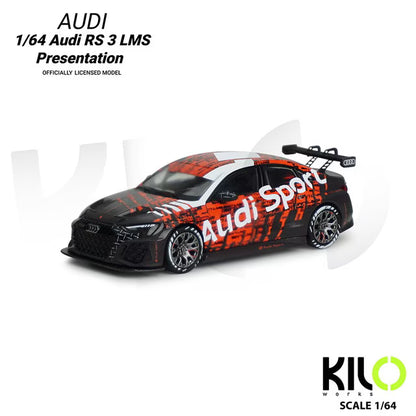 KLW0024-2 KILOworks 1:64 Audi RS 3 LMS Presentation